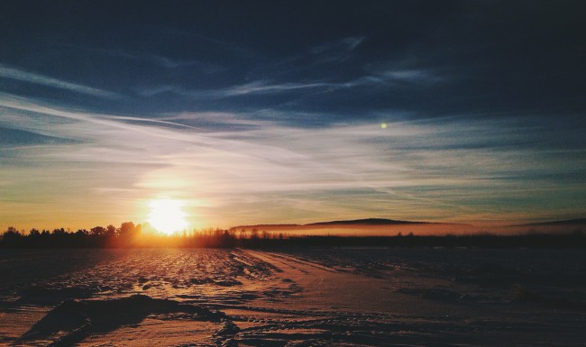 Beautiful winter day
